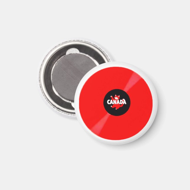 RECORD ALBUM RED MAGNET (Vorderseite/Rückseite)