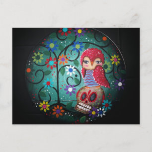 Record Art von Lori Everett Postkarte