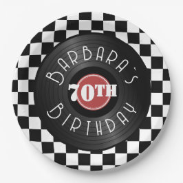 Record Player Rock N Roll Themed Birthday Party Pappteller