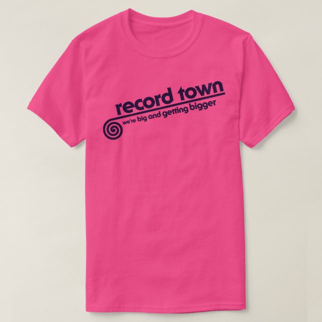 Record Town Defunktional 80er Music Store T-Shirt (Design vorne)