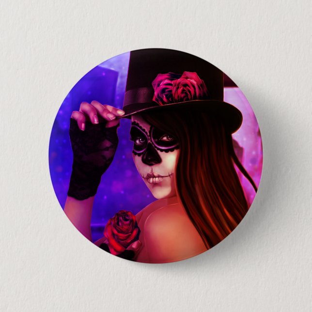 Recordando los Muertos Knopf Button (Vorderseite)
