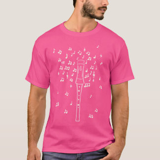 Recorder Music Flute Player T-Shirt