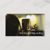 Recording Studio Visitenkarte