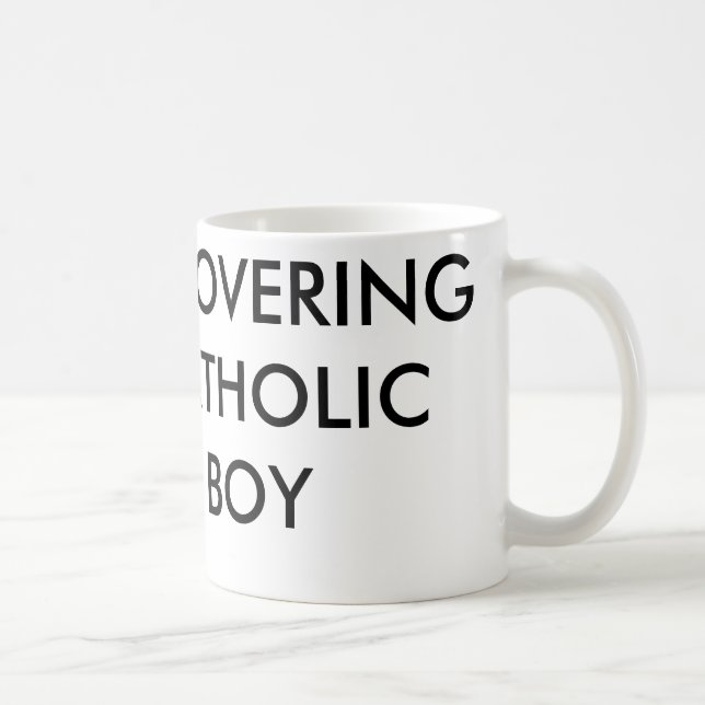 RECOVERINGCATHOLICBOY, LETZTE RITUS-SCHALE TASSE (Rechts)