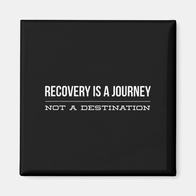 Recovery Journey Aa Alcoholics Na Narcotics Motiva Magnet (Vorne)