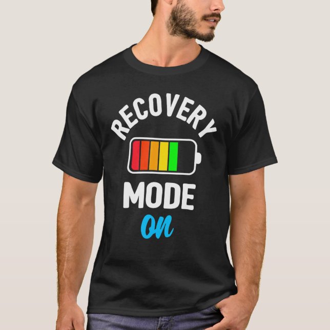 Recovery Mode On   Post Surgery Get Well Soon T-Shirt (Vorderseite)