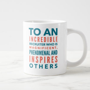 Recruiter-Tasse Jumbo-Tasse