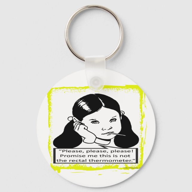 RECTAL THERMOMETER SCHLÜSSELANHÄNGER (Vorderseite)