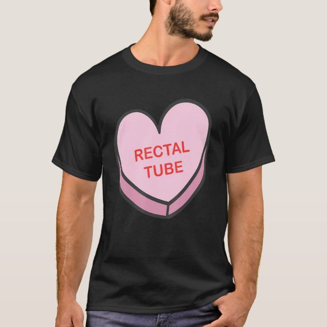 Rectal Tube Happy Valentines Day Heart Nurse Group T-Shirt (Vorderseite)