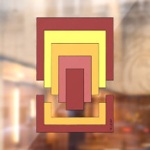 Rectangle Abstrakt Multicolor (70er Style)