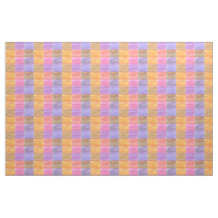 Rectangle Blendet orange rosa Lila Gewebe ein Stoff