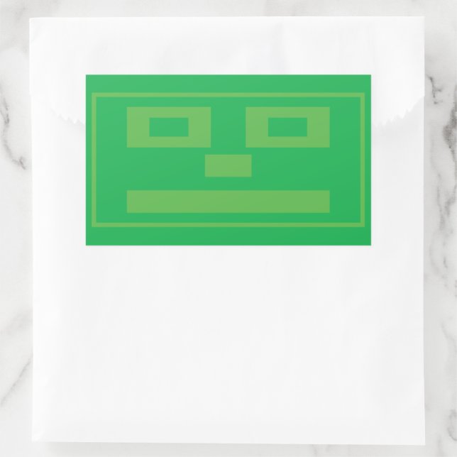 Rectanglely-Aufkleber Rechteckiger Aufkleber (Tasche)