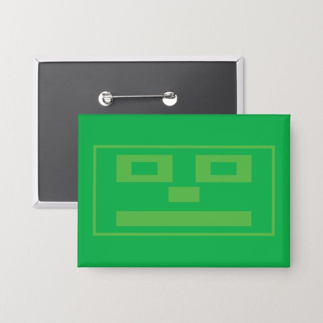 Rectanglely Button (Vorderseite/Rückseite)