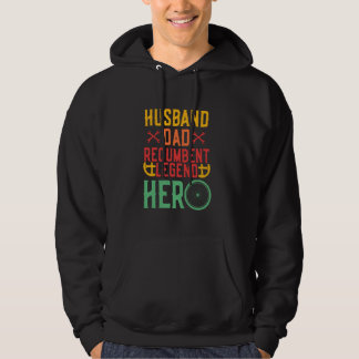 Recumbent Trike Husband Vater Recumbent Legend Hoodie