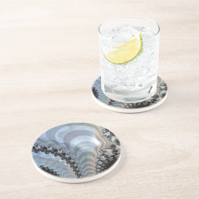 Recursive Realms Getränkeuntersetzer (Seite)