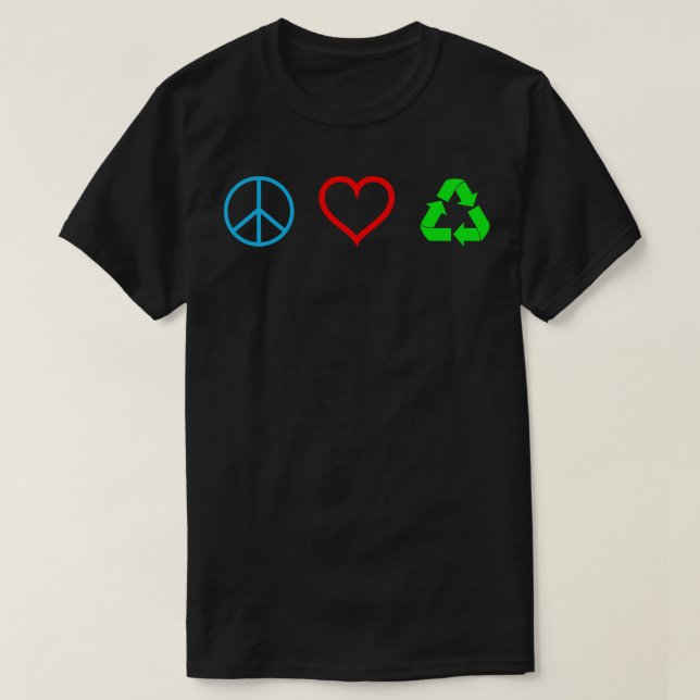 Recyceln 3 T-Shirt (Design vorne)