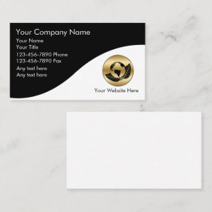 Recyceln der Geschäfts-Karten Visitenkarte