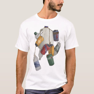 Recyceln der Shirts