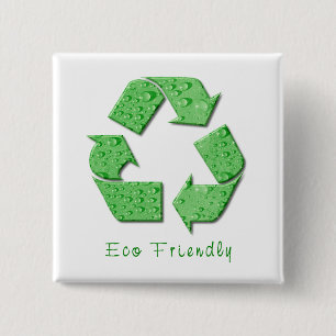 Recyceln des Knopfes Button