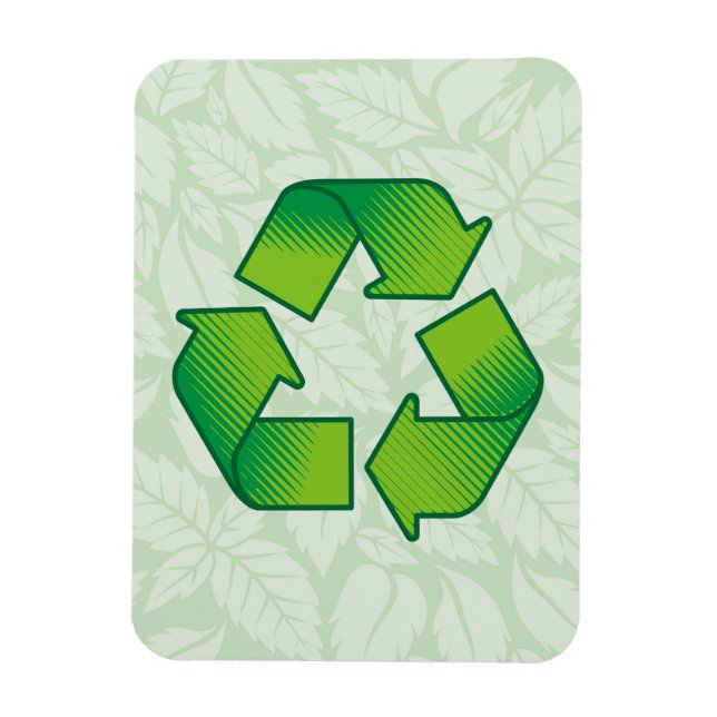 Recyceln des Symbols Magnet (Vertikal)