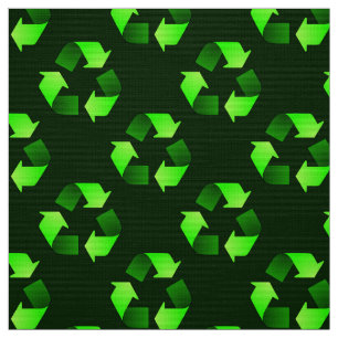 Recyceln des Symbols Stoff