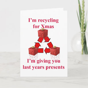 Recyceln für Weihnachten