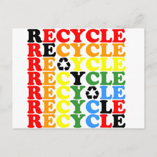 Recyceln Postkarte