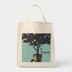Recyceln Sie Baum-Bio Taschentasche Tragetasche