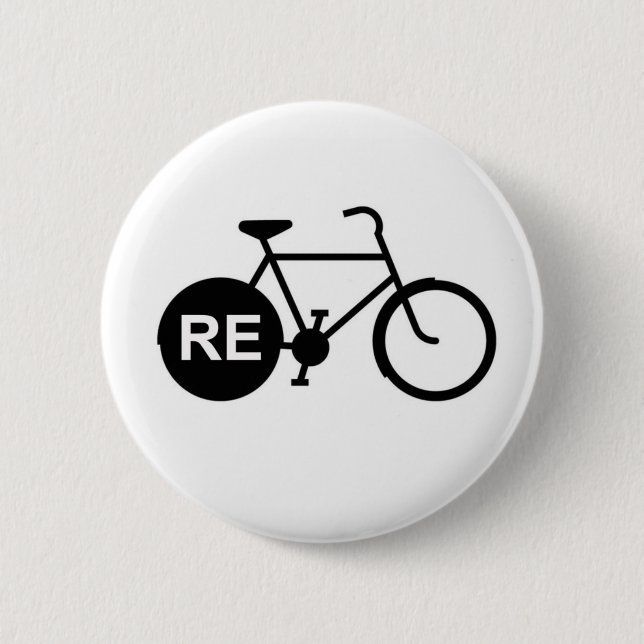 Recyceln Sie Button (Vorderseite)