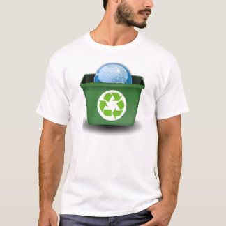 Recyceln Sie die Erde T-Shirt