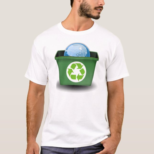 Recyceln Sie die Erde T-Shirt (Vorderseite)
