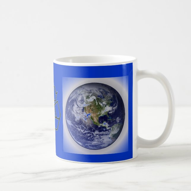 Recyceln Sie für die Erdschale Tasse (Rechts)