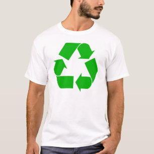 Recyceln Sie grundlegenden T - Shirt