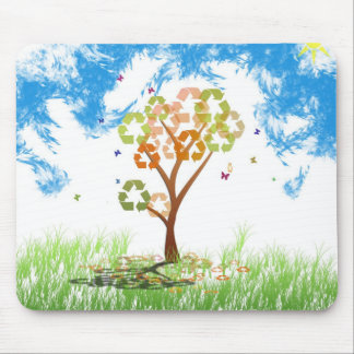 Recyceln Sie Jahreszeit Mousepad