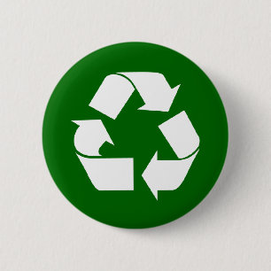 Recyceln Sie Knopf Button