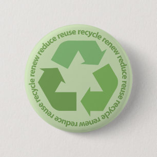 Recyceln Sie Knopf Button