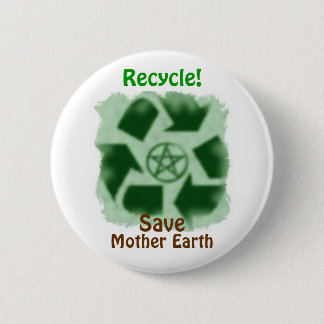 Recyceln Sie Knopf Button