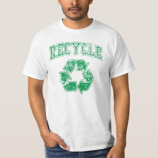 Recyceln Sie Logo T-Shirt (Vorderseite)