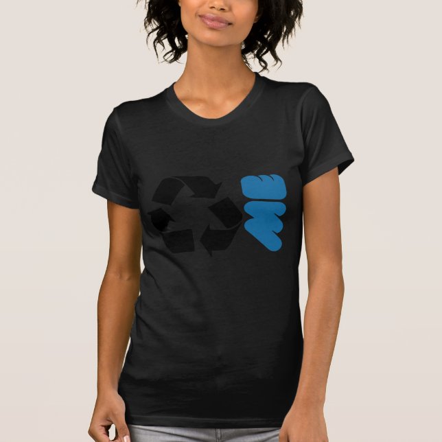 RECYCELN SIE MICH T-Shirt (Vorderseite)