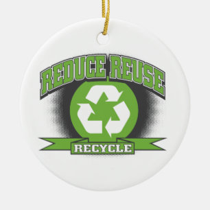 Recyceln Sie Sport-Art Keramik Ornament