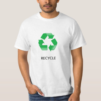 recyceln Sie T-Shirt