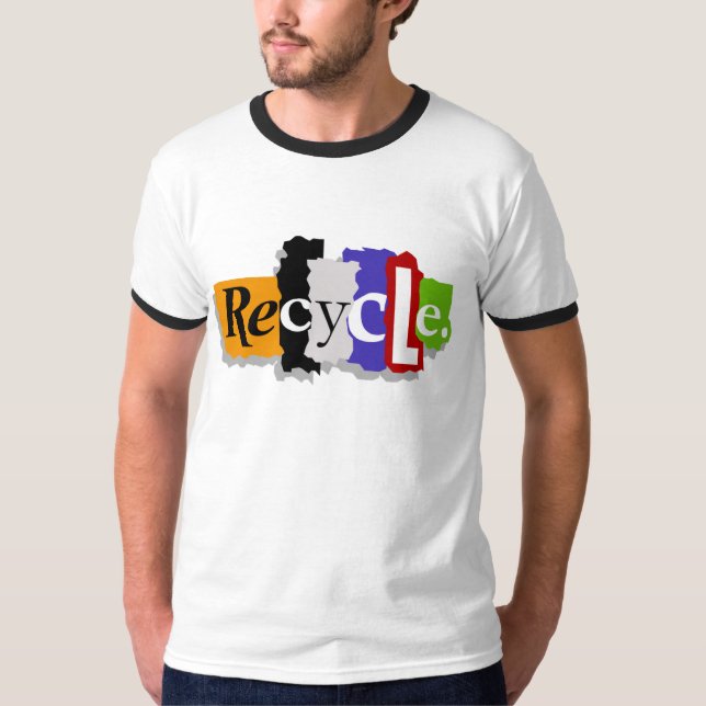 Recyceln Sie T - Shirt (Vorderseite)