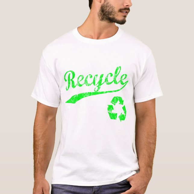 Recyceln Sie T-Shirt (Vorderseite)