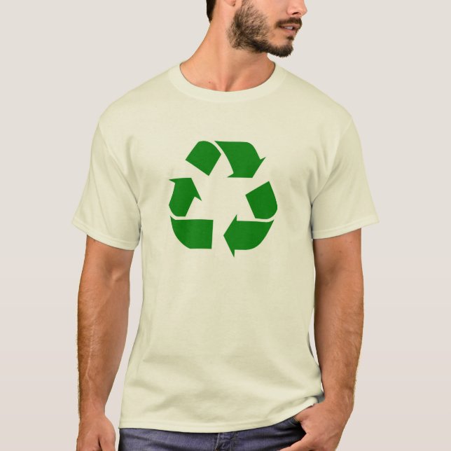 Recyceln Sie T-Shirt (Vorderseite)