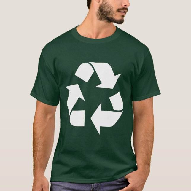 Recyceln Sie T-Shirt (Vorderseite)