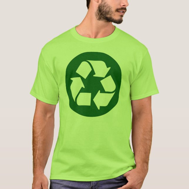Recyceln Sie T-Shirt (Vorderseite)