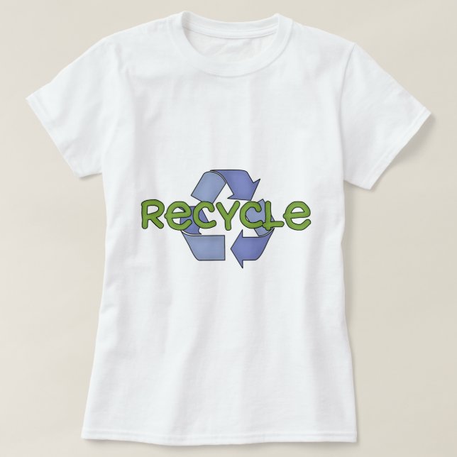 Recyceln Sie T - Shirts und Geschenke (Design vorne)
