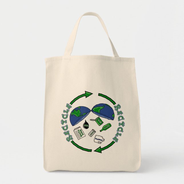 Recyceln Sie Tasche (Vorne)