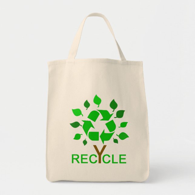Recyceln Sie Tragetasche (Vorne)