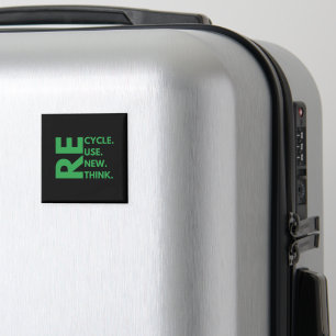 Recyceln Wiederverwenden Erneuern Umdenken Tag der Magnet